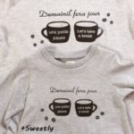 オリジナルアイロンシートで親子お揃い服を作りました♪